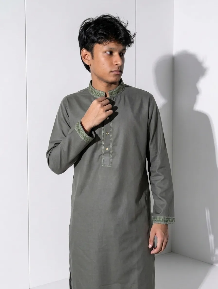 10 Blended Cotton Panjabi - Image 1